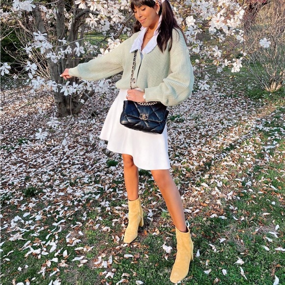 Sam Edelman yellow suede Codie boots - Picture 9 of 11